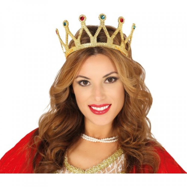 Renaissance Queen Crown Gold Color