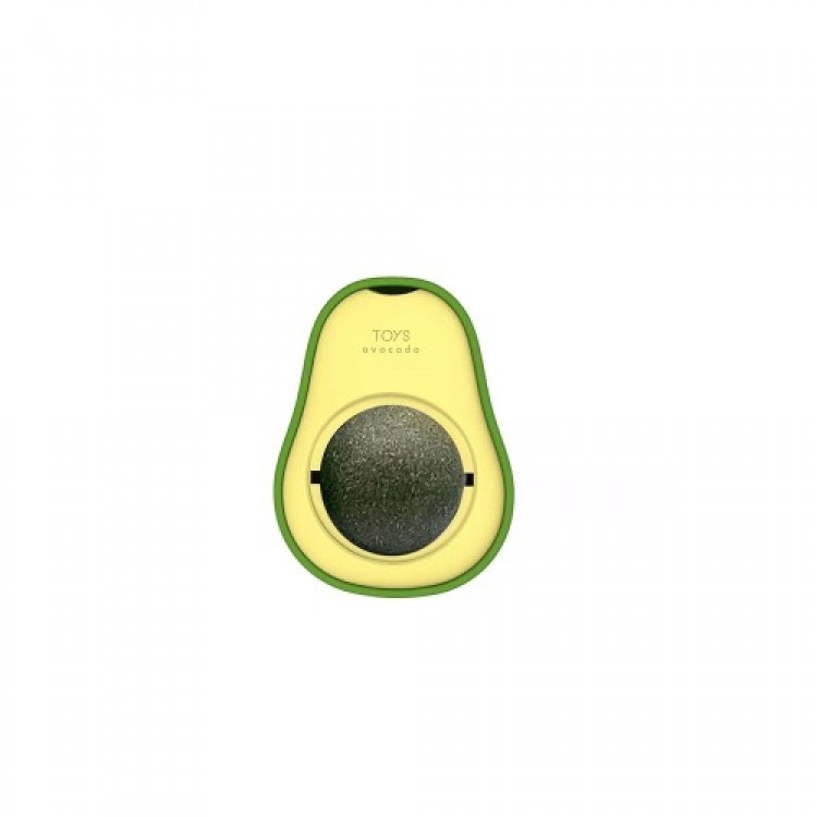 Avocado Design Cat Licking Ball