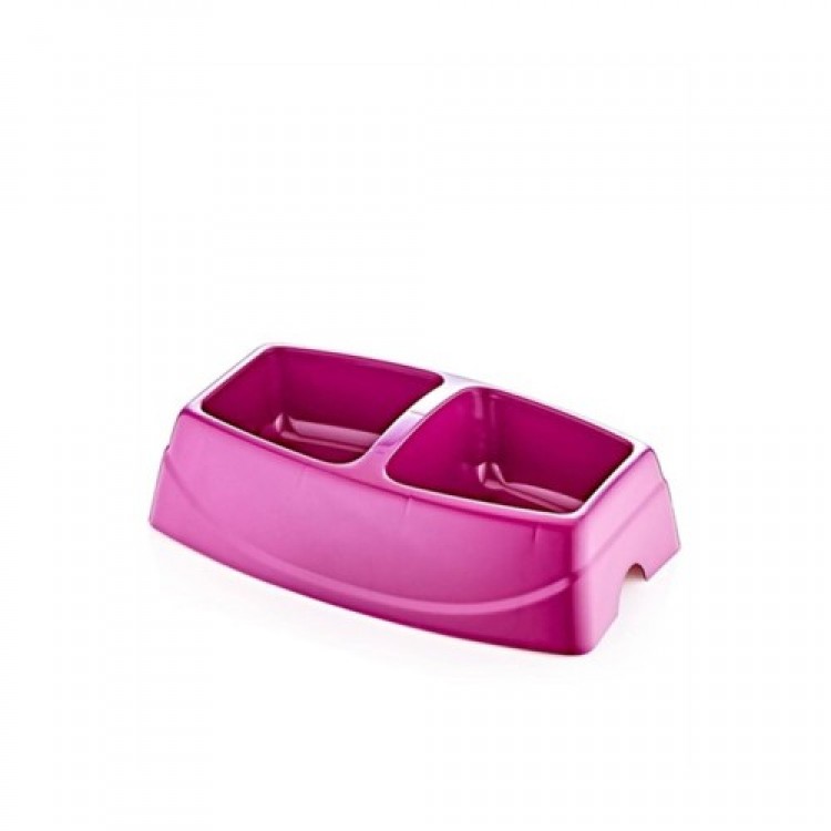 Mikopet Double Small Food Bowl
