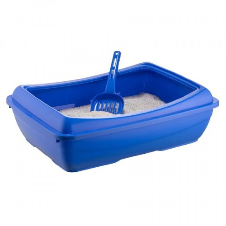 Mikopet Small Cat Toilet Blue