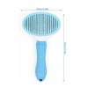 Automatic Cleaning Pet Comb Blue