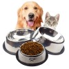 Stainless Steel Metal Food Bowl 18 cm.