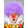 Purple Curly Bonus Wig and Red Nose Set