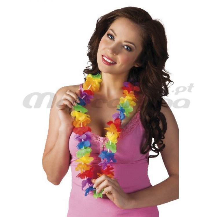 Colorful Hawaiian Necklace 1 Piece