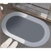 OVAL SUPER ABSORBENT BATH MAT