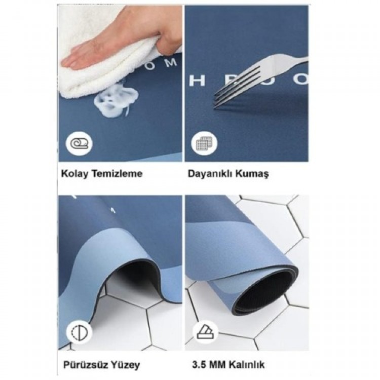 OVAL SUPER ABSORBENT BATH MAT