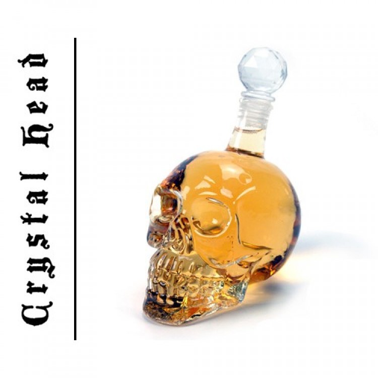 Crystal Head Kuru Kafa Cam Şişe 350 ml