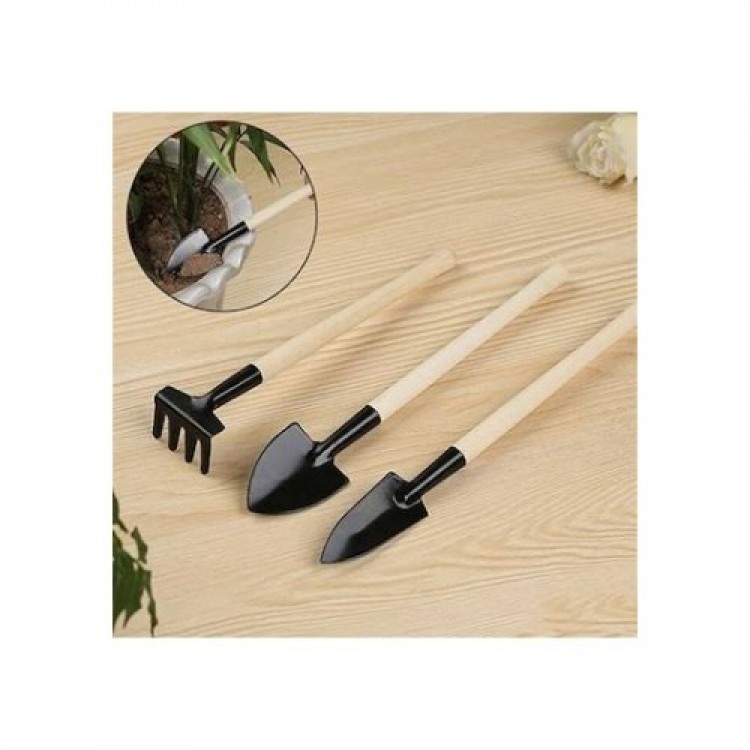 Mini Wooden Hobby Garden Set, 3 Pieces