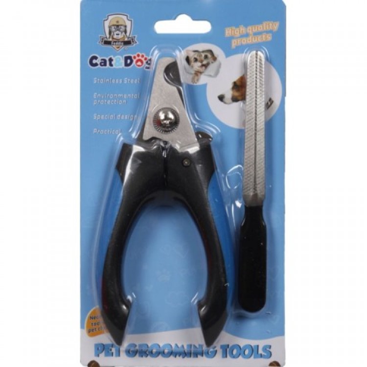 Cat Dog Nail Clippers and Nail File Set