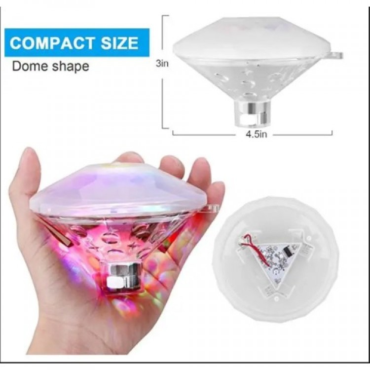 Warm LED underwater night light bathroom swimming pool light