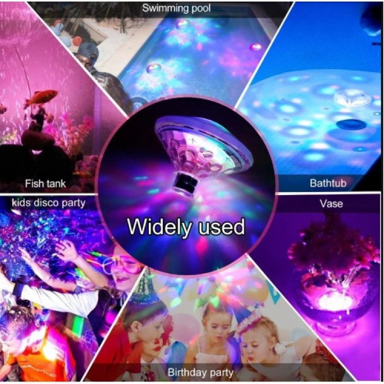 Warm LED underwater night light bathroom swimming pool light