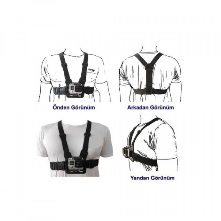 Action Camera Chest Mounting Strap