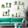 Tropical Plants Wall Sticker Model B