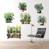 Tropical Plants Wall Sticker Model C
