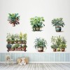 Tropical Plants Wall Sticker Model C
