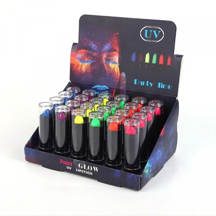 Neon Lipstick Set That Glows in the Dark