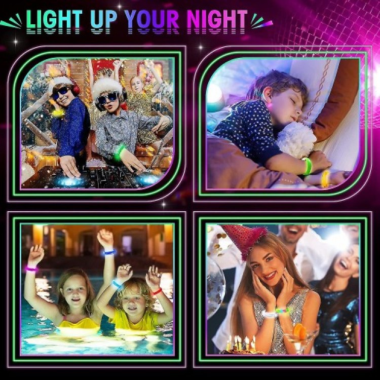 LED Lighted Battery-Operated Wristband 1 Piece LED Lighted Battery-Operated Wristband 1 Piece