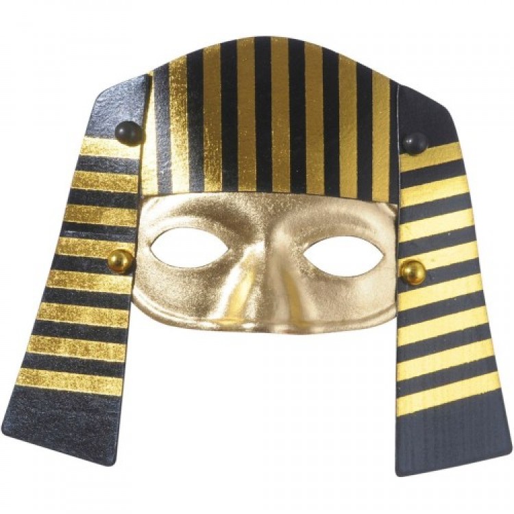 Egyptian Mask Rubber Pharaoh Mask 21x23 cm