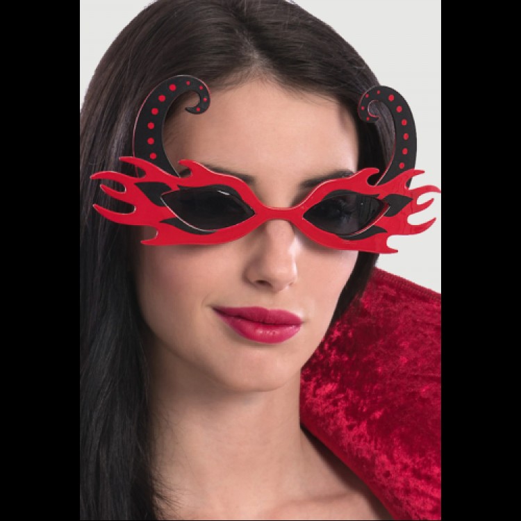 Red Flame Party Glasses
