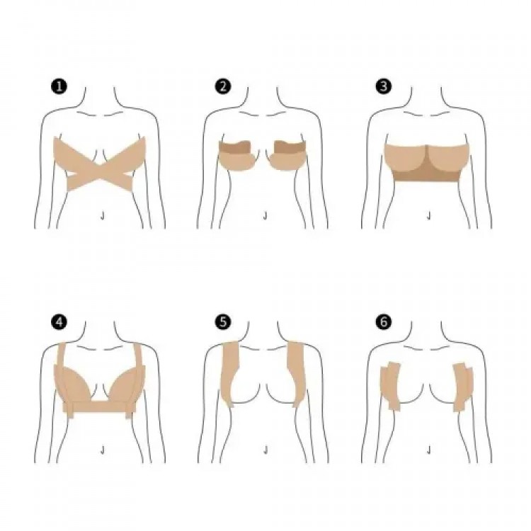 Breast Lift Tape Size S 2.5 Cm.