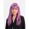 Rose Pink Straight Cut Wig