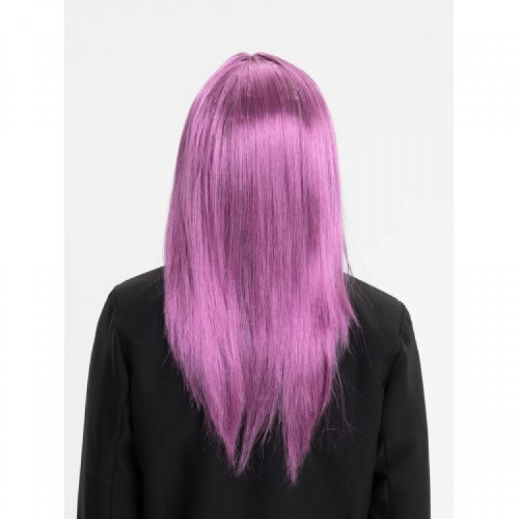 Rose Pink Straight Cut Wig