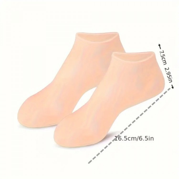 Silikon Jel Ayak Nemlendirici Çorap
