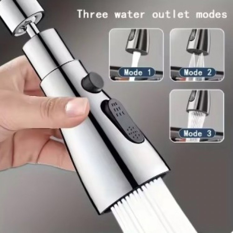 Metal Faucet Head with 3 Functions Metal Faucet Head with 3 Functions