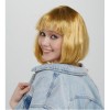 Straight Cut Bob Wig in Gold Color