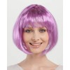 Straight Cut Bob Wig Rose Pink