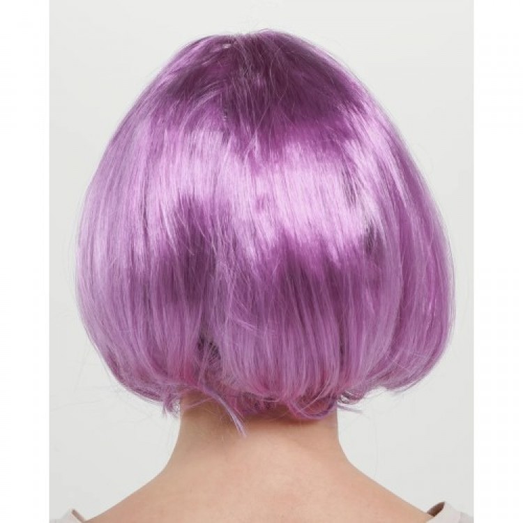 Straight Cut Bob Wig Rose Pink