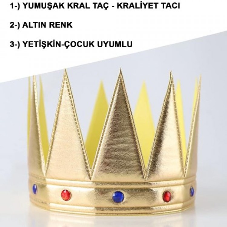 King Royal Crown Adult Child Compatible