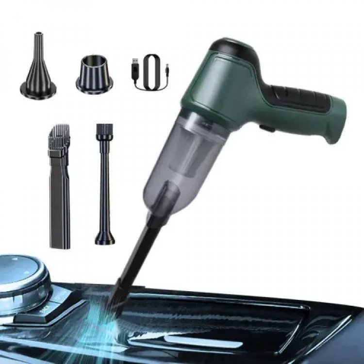 Air Blower Car Vacuum Cleaner Green