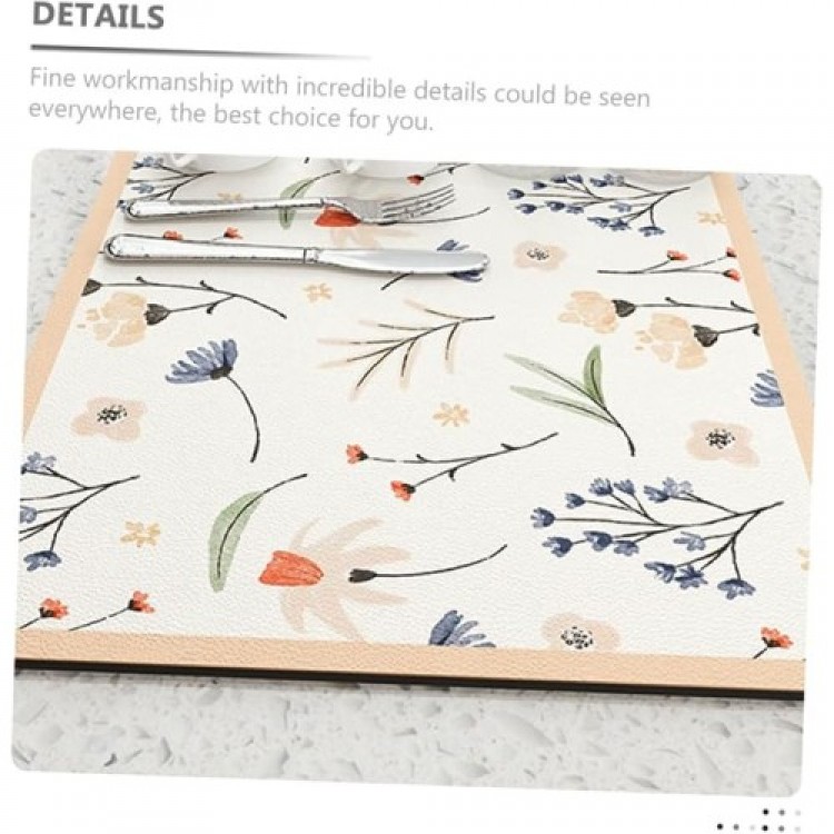 Çiçekli Kaymaz Servis Matı Çiçekli Kaymaz Servis Matı