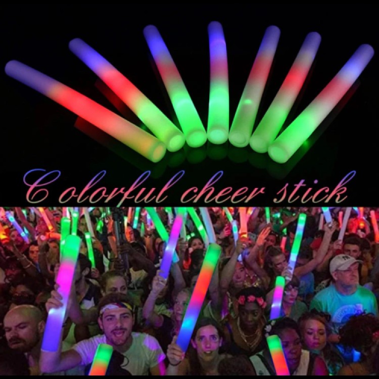 LED Lighted Colorful Sponge Party Stick