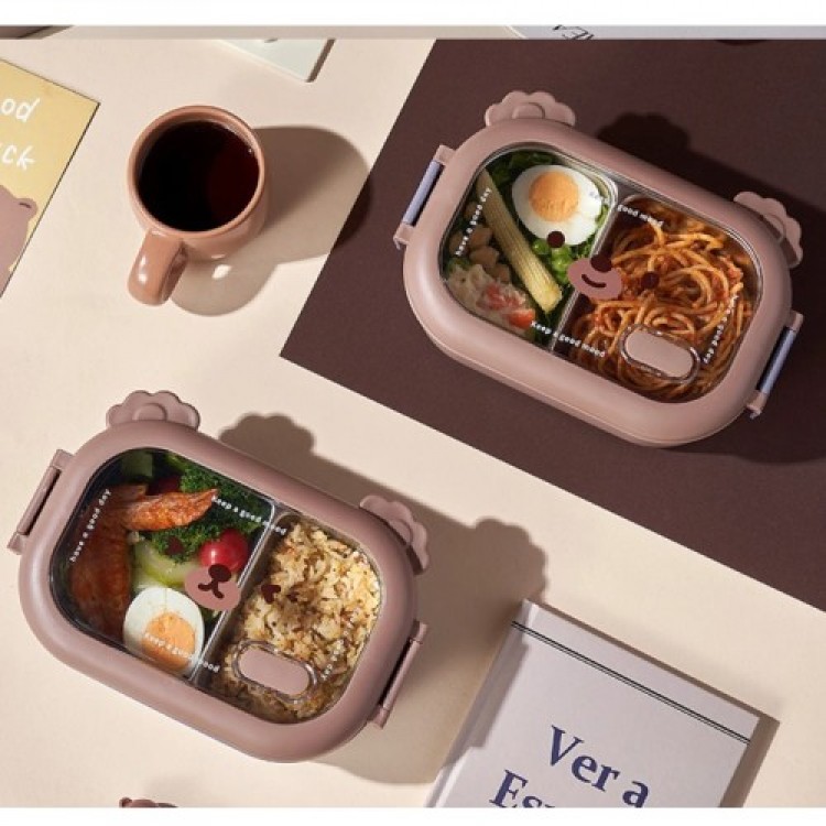 Stainless Steel Lunch Box with Dividers