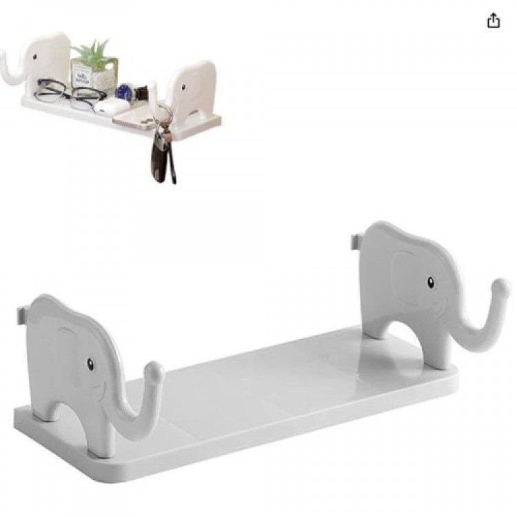 Fil Desenli Yapışkanlı Çok Amaçlı Raf