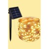Solar-Powered 200 LED Outdoor Lighting Strip