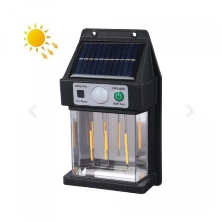 Solar-Powered Motion Sensor Wall Light