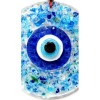 Blue Nazar Beaded Cut Glass Patterned Wall Decoration Nazar Blue Nazar Beaded Cut Glass Patterned Wall Decoration Nazar