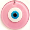 Pink Glass Evil Eye Beaded Handmade Special Design Wall Decoration Gift Item