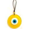 12 cm Yellow Wall Decoration with Evil Eye Beads Gift Item