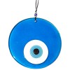 Blue Color 16 Centimeter Handmade Glass Evil Eye Bead Wall Decoration