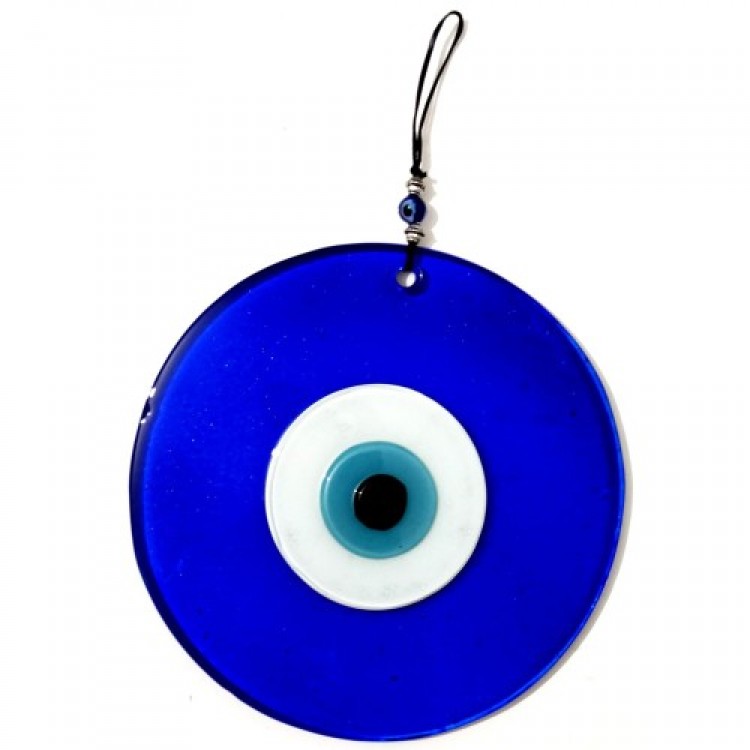 Blue Color 16 Centimeter Handmade Evil Eye Bead Wall Decoration