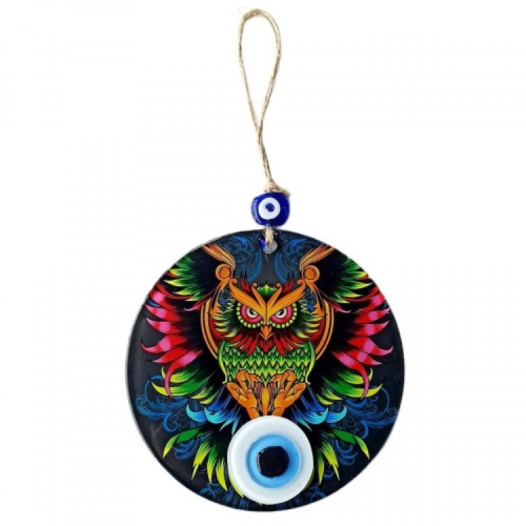 Efsane Baykuş 15 Santimetre Füzyon Cam Duvar Süsü Efsane Baykuş 15 Santimetre Füzyon Cam Duvar Süsü