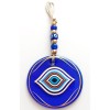 Eye Pattern Gold-Plated Handmade Blue Glass Wall Decoration Eye Pattern Gold-Plated Handmade Blue Glass Wall Decoration
