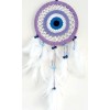 Nazar Boncuğu Motifli Lila Rengi Dream Catcher Düş Kapanı Duvar Süsü Nazar Boncuğu Motifli Lila Rengi Dream Catcher Düş Kapanı Duvar Süsü