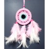 Pink Dream Catcher Pink and White Feathered Dream Catcher Handmade Wall Decoration Pink Dream Catcher Pink and White Feathered Dream Catcher Handmade Wall Decoration
