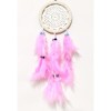 Pink Feathered Dream Catcher Handmade Dream Catcher Wall Decoration