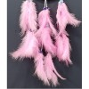 Pink Feathered Dream Catcher Handmade Dream Catcher Wall Decoration